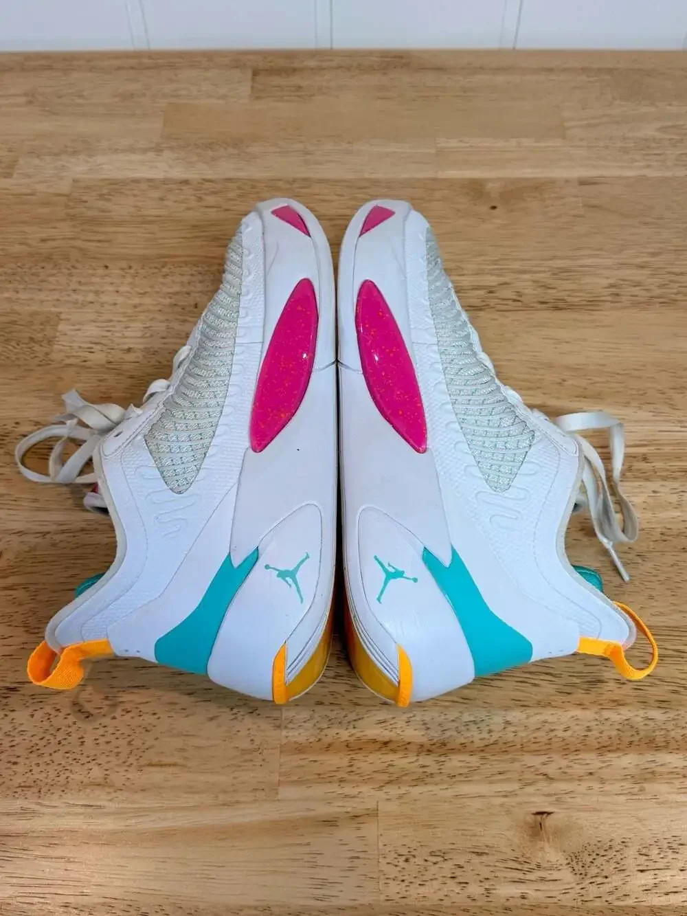 Jordan Luka 1 Imaginarium Basketball Shoes White/Fire Pink-Turquoise